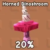 Grow a Garden Horned Dinoshroom Crop